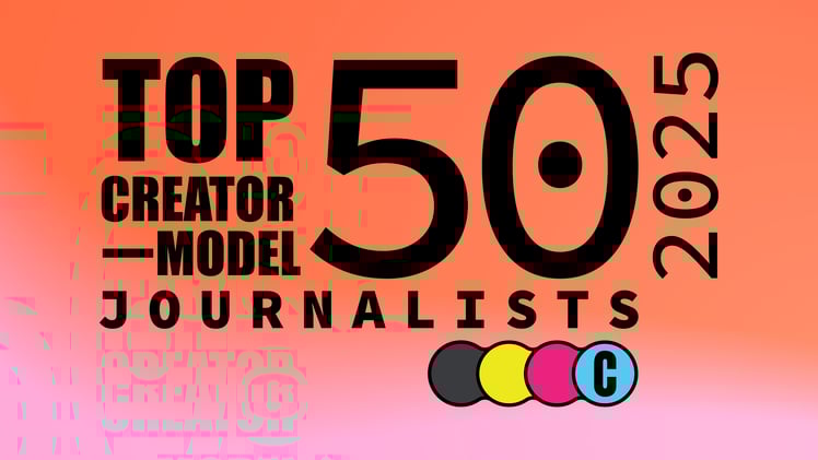 Top 50 creator model journalists from Project C