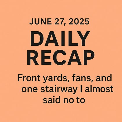 June 27, 2025 - Daily Recap