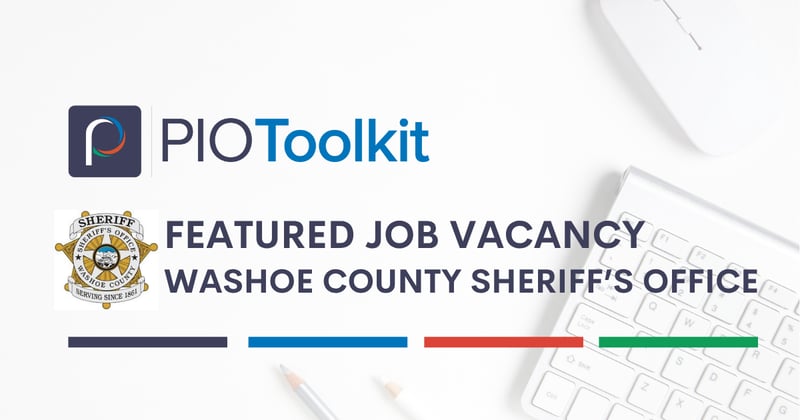 Featured Job Vacancy - Washoe County, Reno, NV
