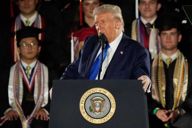 Trump back in the sports spotlight