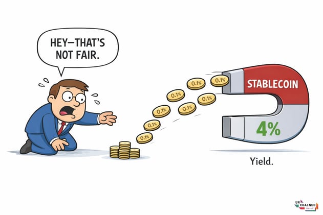 Banks Are Panicking Over Stablecoin Yields — And It Shows