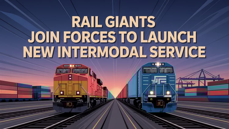 Rail Giants Join Forces to Launch New Intermodal Service