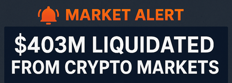 $403M Liquidated in 24h