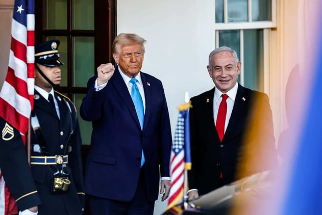 Trump Teases 'Chance for Greatness' Ahead of Netanyahu White House Meeting