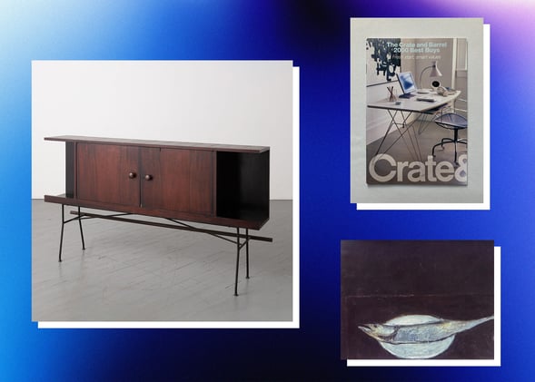 Prune Clippings: Vintage Seiko clocks, a mackerel lithograph and steel candle holders