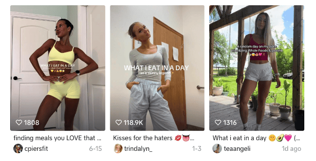 Twella Minute: Helping teens respond to "What I eat in a day" videos