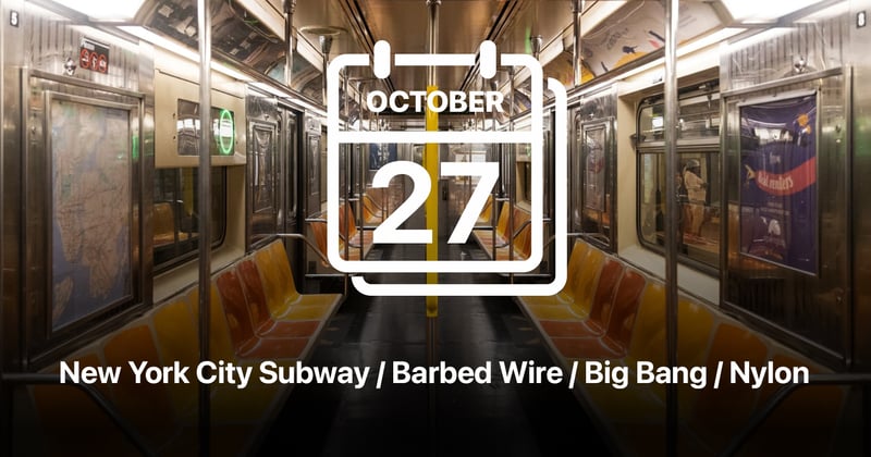 New York City Subway / Barbed Wire / Big Bang / Nylon