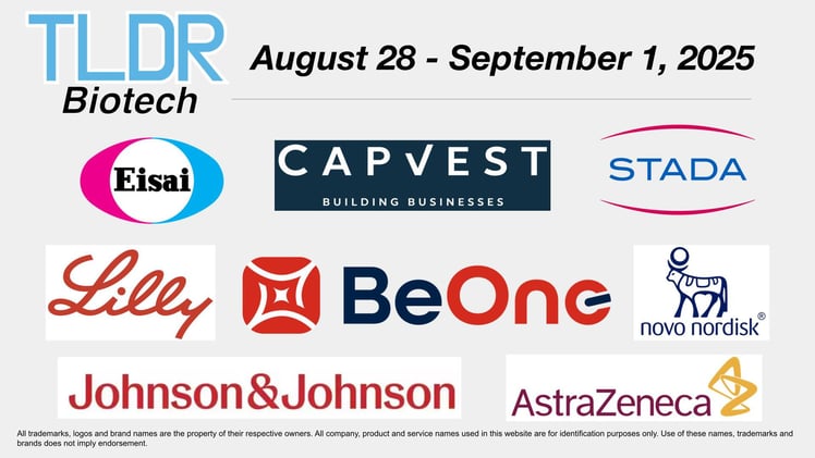 Biotech & Pharma Updates | August 28 - September 1, 2025