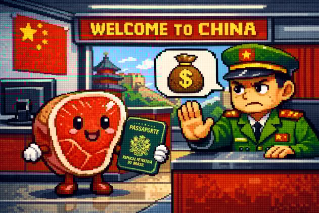 China taxa o Brasil 