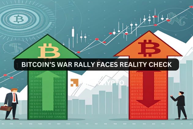 Bitcoin’s war rally faces reality check