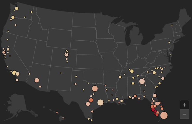 Number of housing markets with falling home prices jumps to 110—up from 31 in January