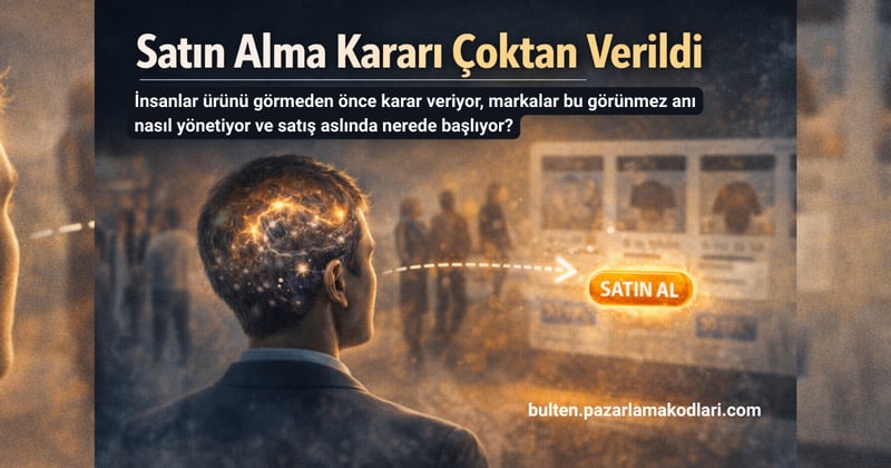 Satın Alma Kararı Çoktan Verildi