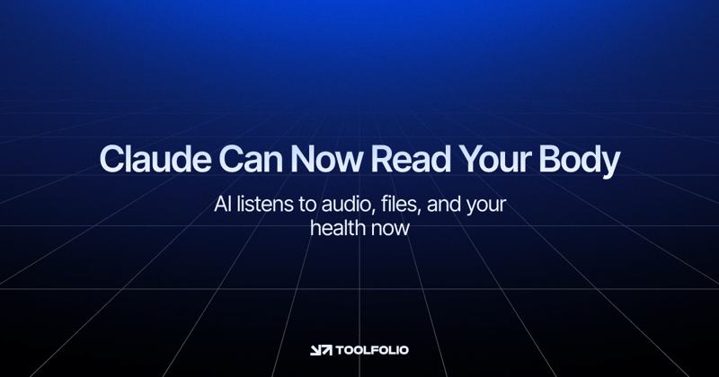 Claude Can Now Read Your Body