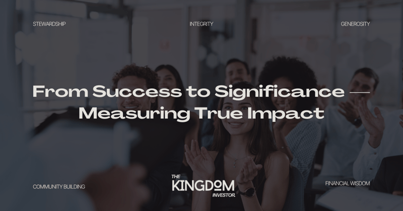 From Success to Significance — Measuring True Impact
