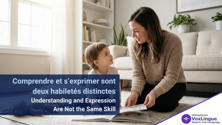 Understanding and Expression Are Not the Same Skill / Comprendre et s’exprimer sont deux habiletés distinctes