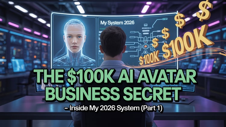 🤫 The $100k AI Avatar Business Secret - Inside My 2026 System (Part 1)