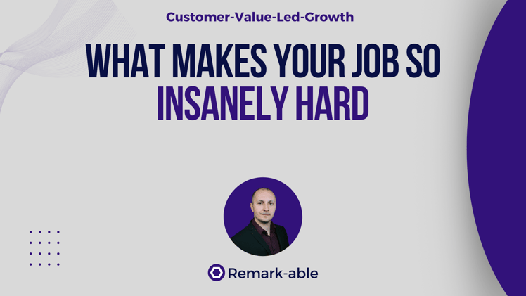 What makes your job so insanely hard