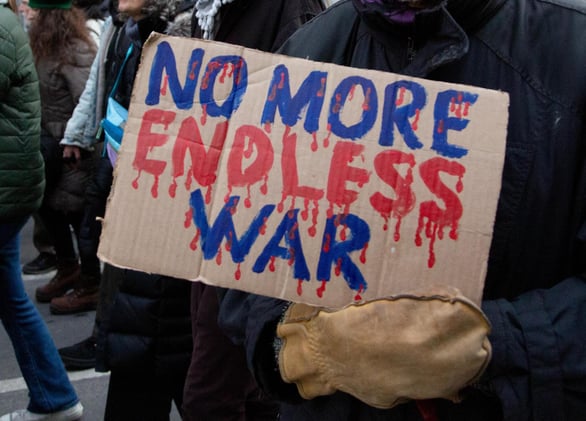 Why now is the time to be loudly anti-war