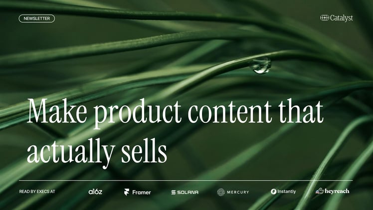 Make product content that actually sells
