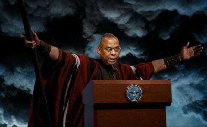 Defense Secretary celebrates Passover with slaughter of firstborn budget requests 