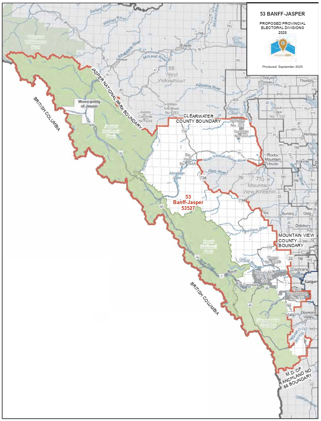 Alberta Proposes New Banff Jasper Riding That Would Unite the Mountain Parks