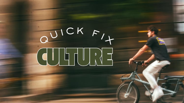 Quick Fix Culture: From E-Bikes to Ozempic, Why Slowing Down Matters