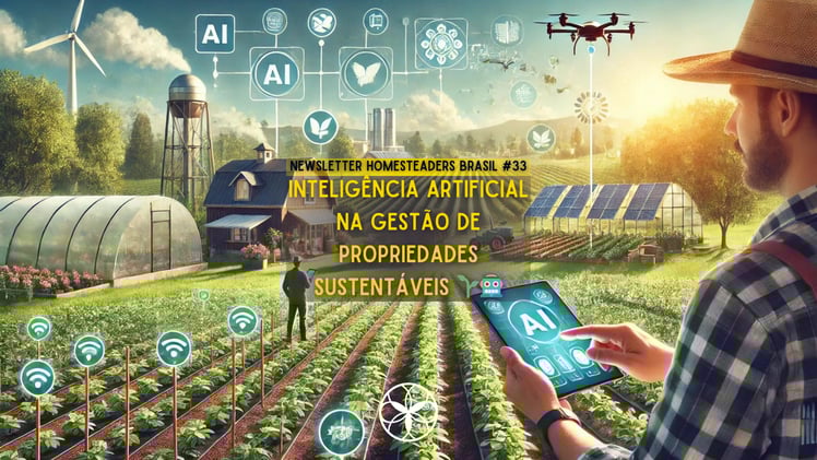 Homesteaders Brasil #33 | Inteligência Artificial na Gestão de Propriedades Sustentáveis 🌱🤖