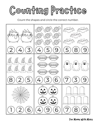 Halloween Counting Practice