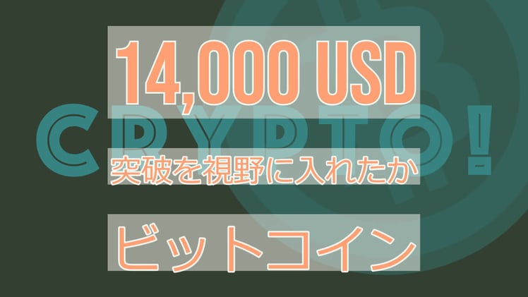 14000ドル突破を視野に入れたかビットコイン(2020/02/19)
