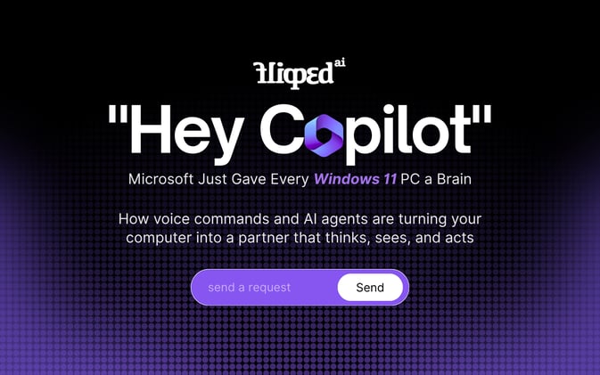 "Hey Copilot": Microsoft just gave every Windows 11 PC a brain.