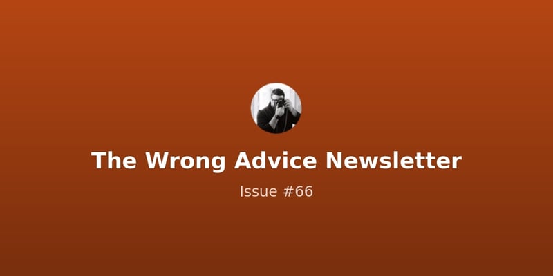 The Wrong Advice Newsletter - Issue #66 - Gun Violence