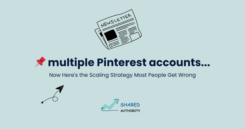 📌 multiple Pinterest accounts...