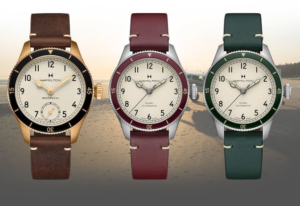 Hamilton Updates Khaki Pilot Pioneer Collection With New Colors; Fears Releases Three Cool Watches; Favre Leuba Skeletonizes The Chief; Czapek Cozies Up To Robots; Berneron Follows Up The Mirage