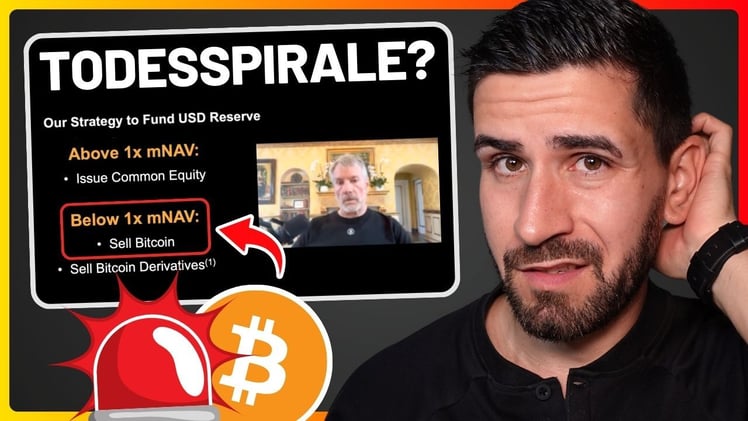 Bitcoin Update: Kommt die Todesspirale durch Strategy? 👀