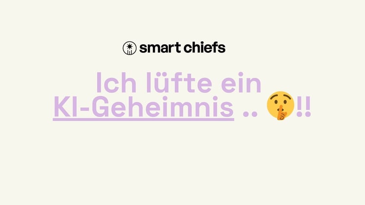 Ich lüfte ein KI-Geheimnis .. 🤫!!