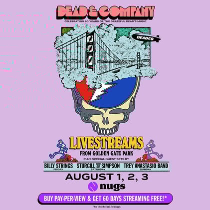 Watch Dead & Company live from Golden Gate Park