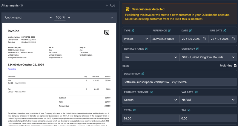 💼 Product Update — 11/8/2025