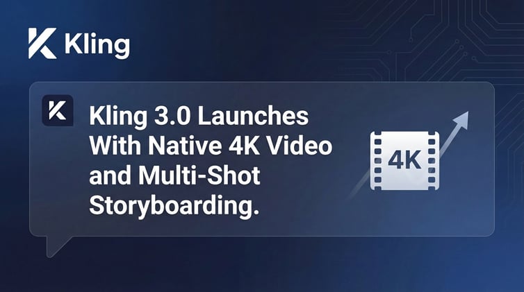 Kling 3.0 Launches With Native 4K Video and Multi-Shot Storyboarding