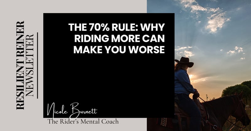 The 70% Rule: Why Riding More Can Make You Worse