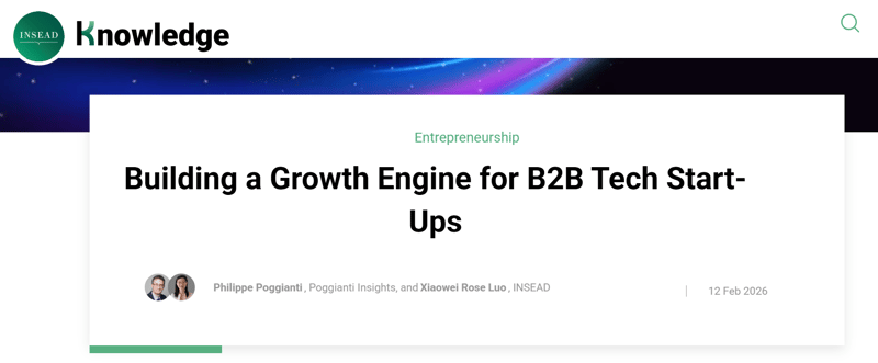 Building a Growth Engine for B2B Tech Start-ups