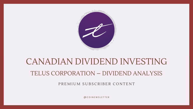 Telus Corporation: Dividend Analysis