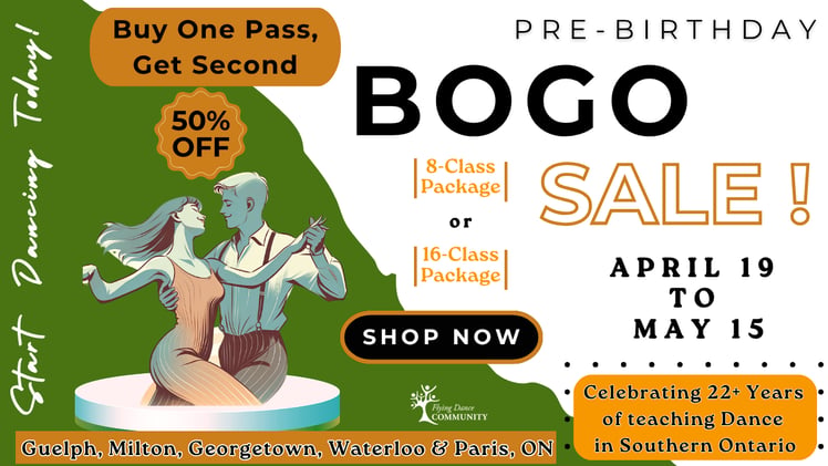 Keep Dancing This Summer |  BOGO Sale Until May 15