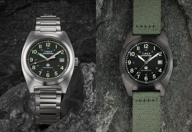 Mido Goes All Gold On The TV Big Date; Unimatic Teams Up With Automobili Amos; Benrus' Silver DTU; Bausele's Integrated Bracelet; Zeitwinkel Updates Central-Hander; VC's Stunning Traditionnelle QP