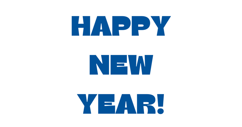 Happy New Year!