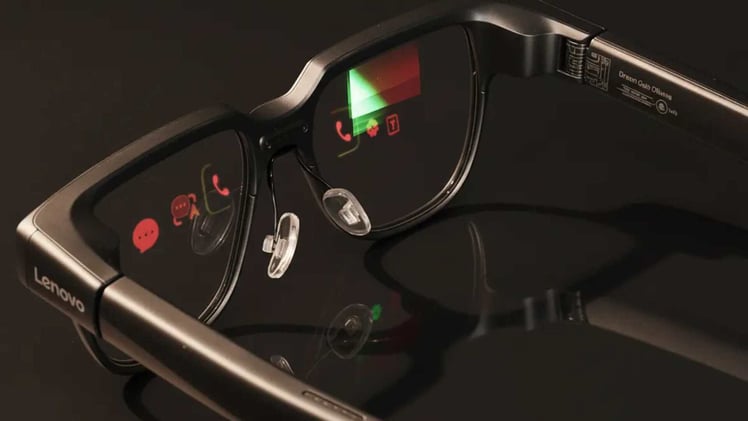 Lenovo presenta las gafas con IA más ligeras del mundo