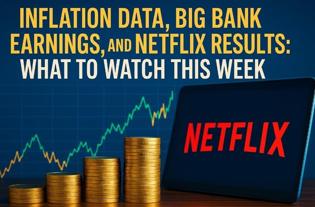 Inflation Data, Big Bank Earnings, and Netflix Results: What to Watch This Week