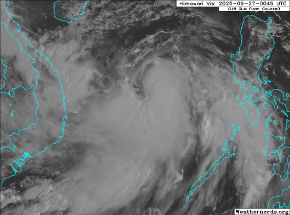 Typhoon Bualoi (26W/Opong) – Tropical Cyclone Advisory #8: 0000 UTC 27 September 2025