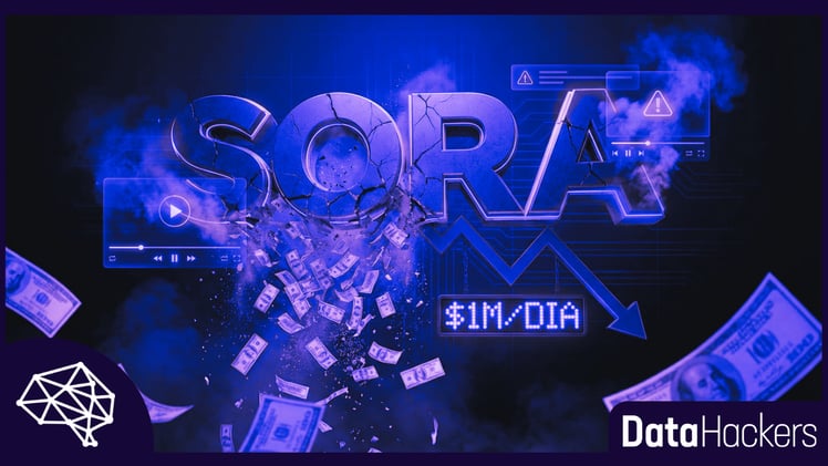 OpenAI encerra o Sora após custos de US$ 1 milhão por dia (e queda de 50% nos usuários)