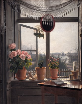 "View from the Artist's Window" - Martinus Rørbye