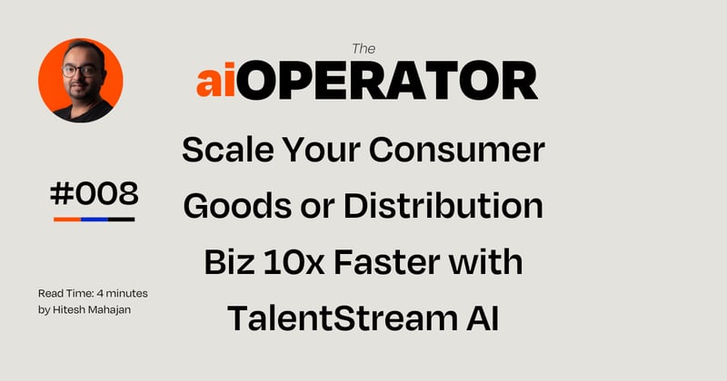#008 Scale Your Consumer Goods or Distribution Biz 10x Faster